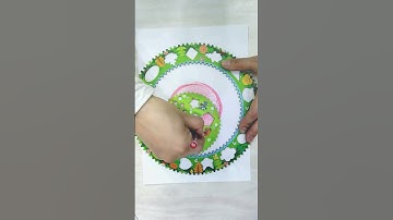 The Biggest #Spirograph 😲😎 - 9 | #asmr #shorts | Pink Color