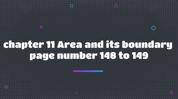 Class 5th Maths chapter 11 area and its boundary page number 148 149