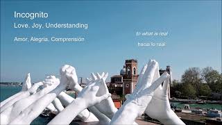 Incognito Love, Joy, Understanding (Traduccion)