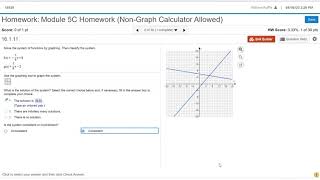 Unit 5C Graph tool in MyLabsPlus