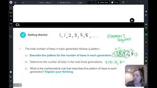 Alg 2: M1.T1.L1: Observing Patterns
