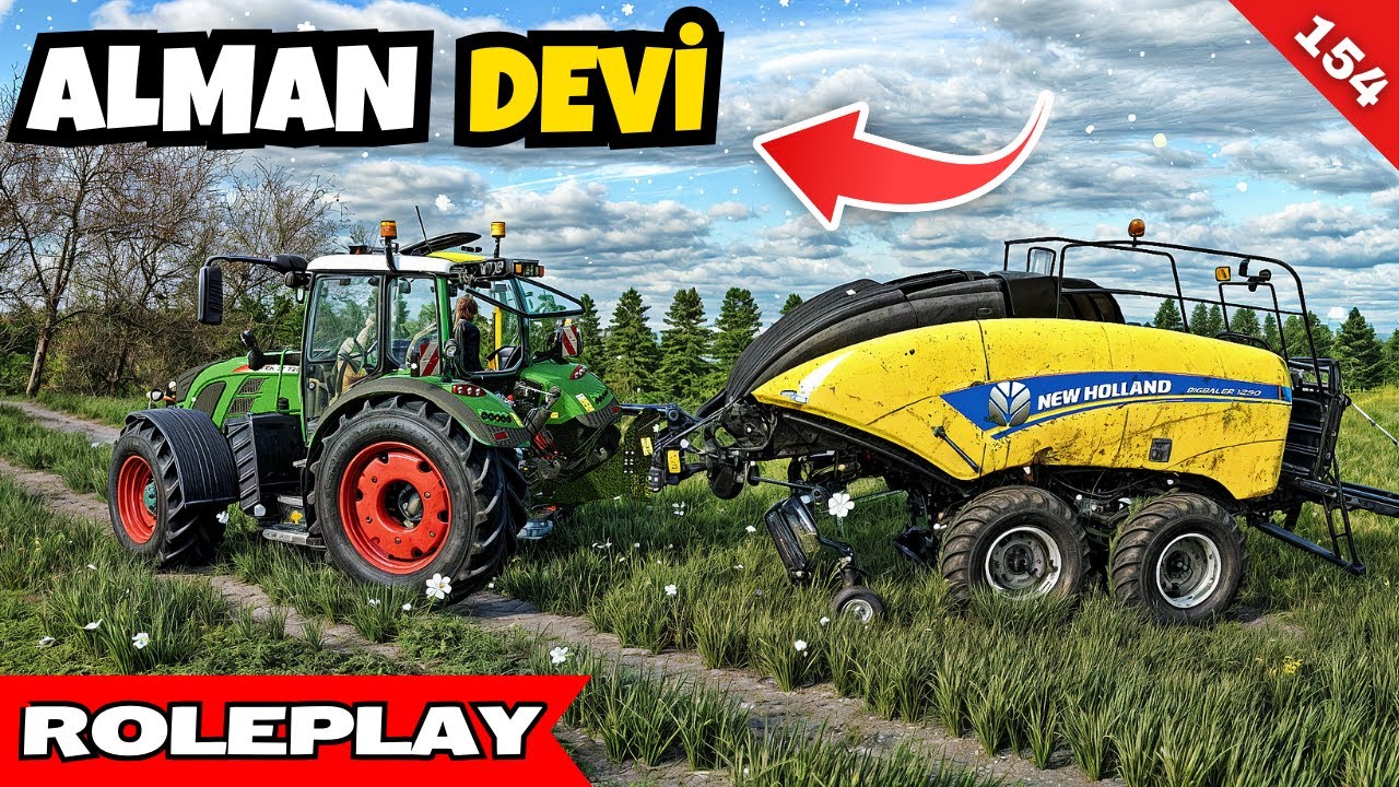 FENDT 720 VARİO İLE BÜYÜK BALYA BASIMI | FS 22 GERÇEK HAYAT | MEDRP ANKARA | S3 B154