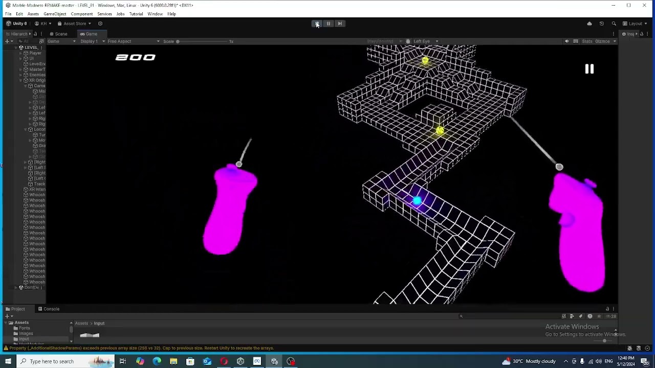 Marble Madness Remake VR Port Meta Quest 2