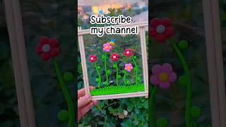 beutiful clay flower's #clayart #diy #clay #creative #craft #art #kids