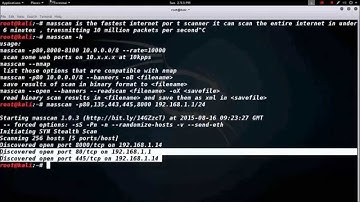 masscan - fastest Internet port scanner