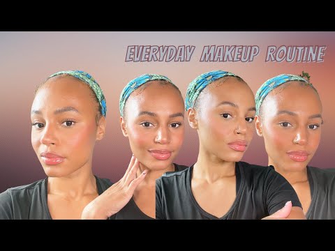 EVERYDAY MAKEUP ROUTINE | clean,  fresh ,& glowy  ! | @Xo_Nathaliee