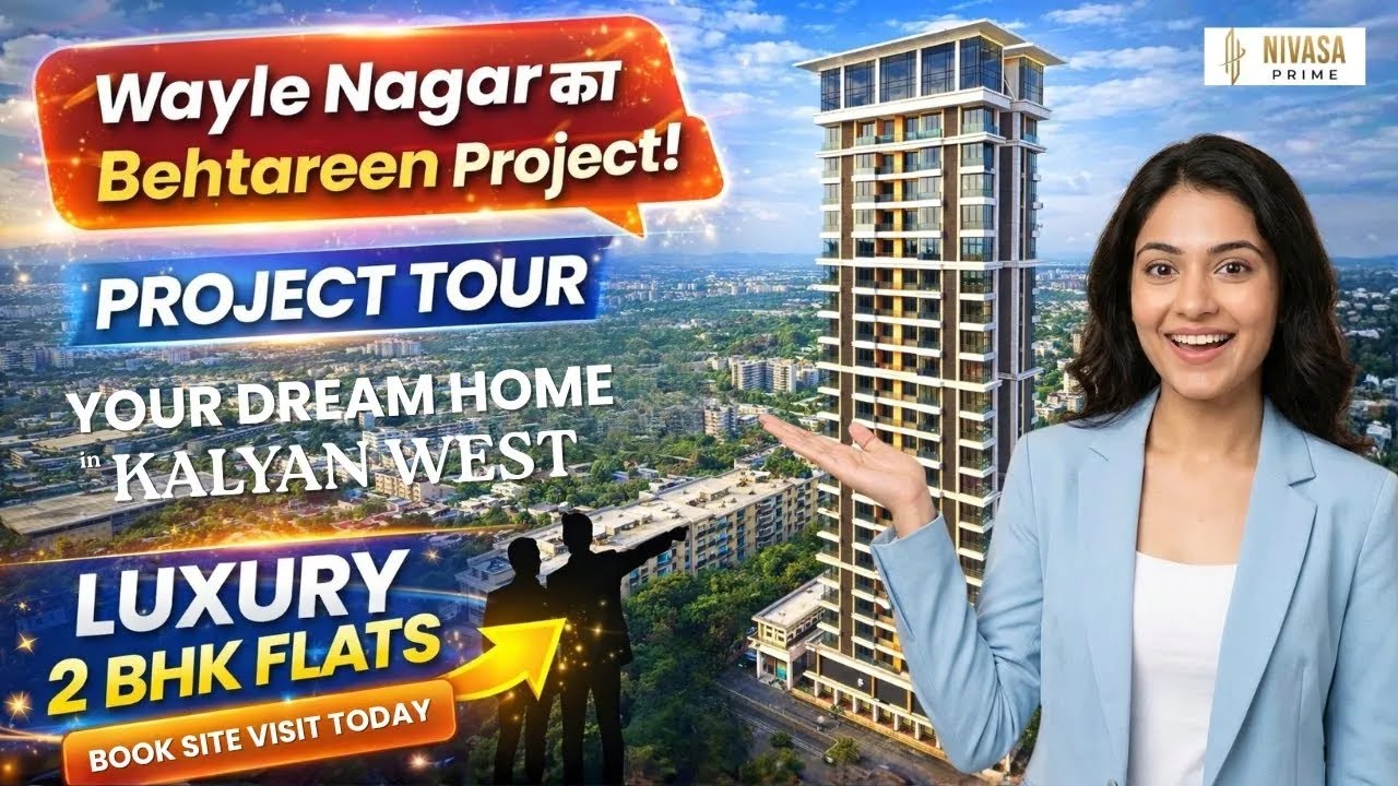 Premium 2 BHK Flat for Sale in Kalyan West | Nivasa Prime Drone Tour | Call 7021988393