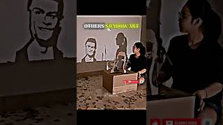 Others shadow art Vs the last one 💀 #edit #viral #respect