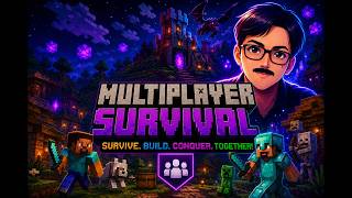 Minecraft Multiplayer Live | Hindi #minecraftlive #minecraft #shortsfeed #shortslive #india