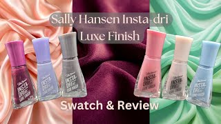 Sally Hansen Insta-dri Luxe Finish swatch and review