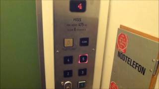 OTIS Bitsa? (MB: Thyssen) Traction Elevator @ Kapténsgatan 15, Stockholm, Sweden!