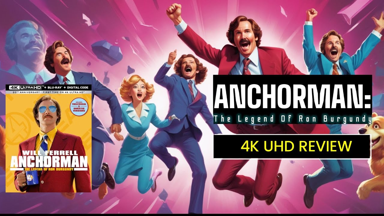 Anchorman: The Legend Of Ron Burgundy 4K UHD Unboxing and Review