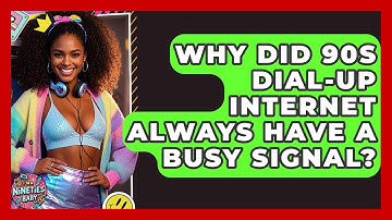 Why Did 90s Dial-up Internet Always Have A Busy Signal? - I