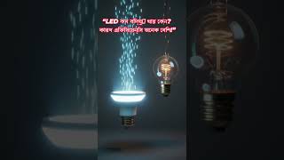 👉 LED লাইট কম বিদ্যুৎ খায় কেন? 🤔💡#LED #ElectricitySaving