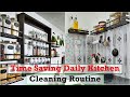 Time saving kitchen cleaning routine