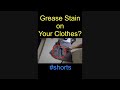 How to Remove Grease Stain | Power of Dawn | #shorts
