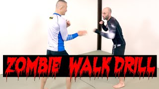 The Zombie Walk Drill to Improve Your Footwork in Boxing and Kickboxing!