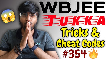 Jadavpur Phodke Aana🔥🔥🔥| Tricks & Cheat Codes #354 #wbjee2022 #wbjee