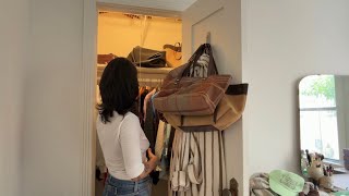 spring cleaning my closet 