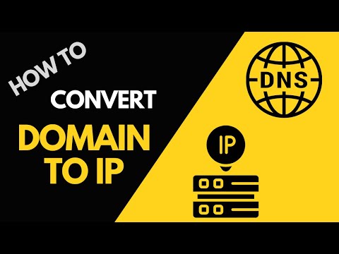 Convert Domain Name Into IP Address Using A Free Tool