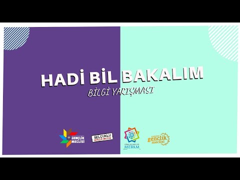 HADİ BİL BAKALIM (13.05.2020)