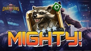 Mighty! Rocket Racoon to Rank 5/50 - L2 Monster!
