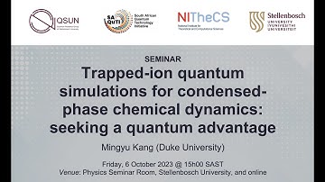 2023-10-06: Seminar, hosted by Quantum@SUN, SAQuTI & NITheCS: 