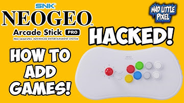 How To Hack & Add Games To The SNK Neo Geo Arcade Stick Pro!