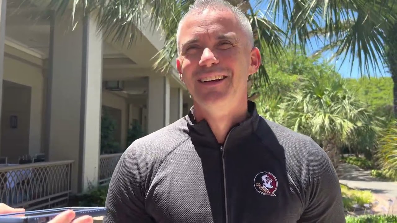 FSU head coach Mike Norvell discusses college football at ACC Spring Meetings