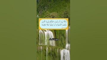 سورة النساء اية،٢٧،٢٨،القاري ياسر الدوسري
