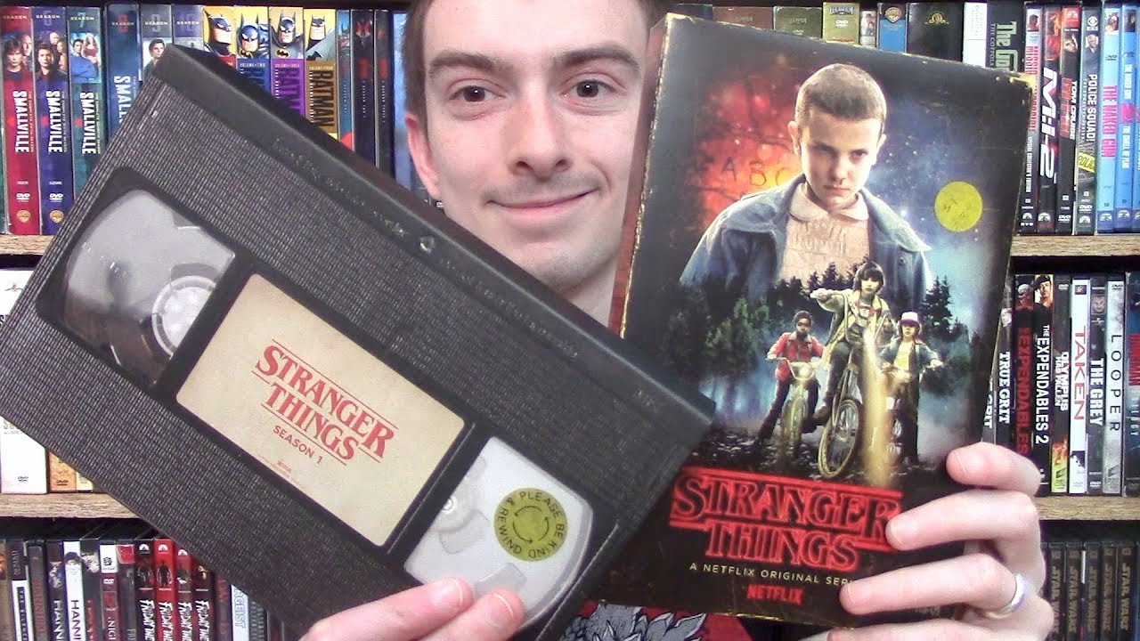 Stranger Things Season 1 Target Vhs Style Blu Ray Unboxing Youtube