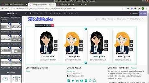 Website Dynamic Mega-Menu Odoo