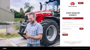 How to create a new Massey Ferguson Connect account