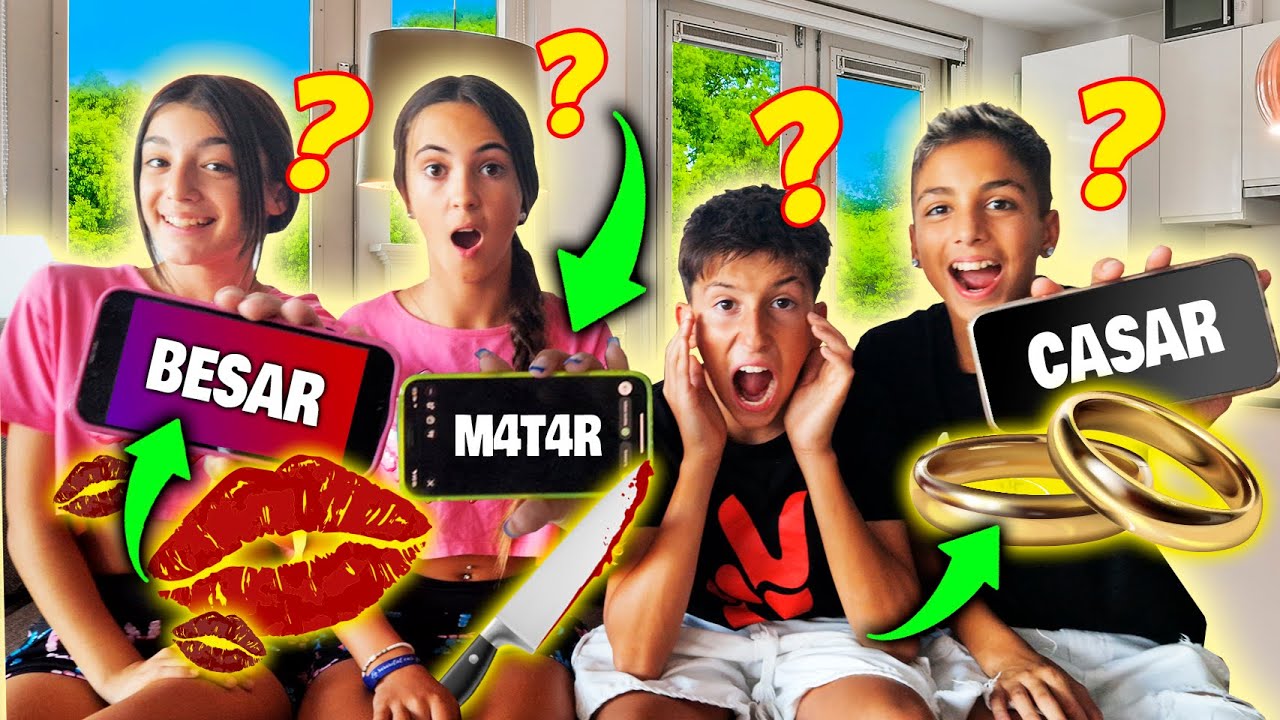 ¿A QUE CHICA ELIJO? *reto besar, casar o matar...*