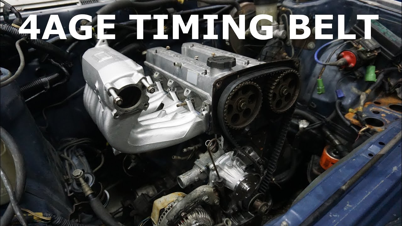 How to: 4age Timing Belt - YouTube
