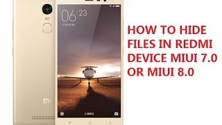 How to hide files in xiaomi phones (without software)(mi phone) screenshot 4