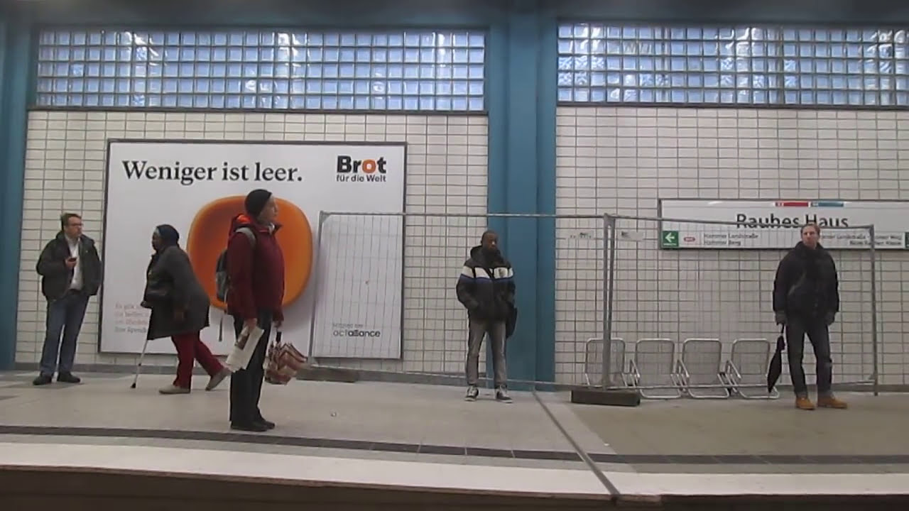 U-Bahnfahrt Hamburg in Echtzeit, U2 (DT4)