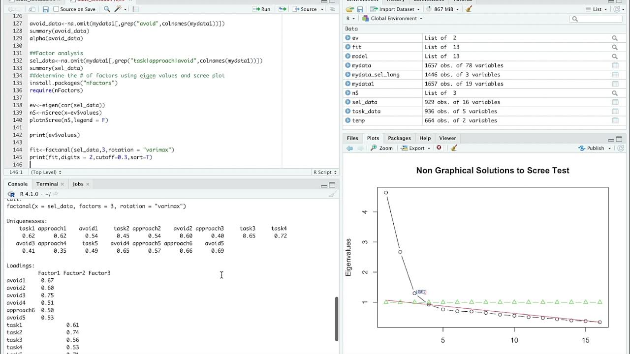 Factor analysis in R - YouTube