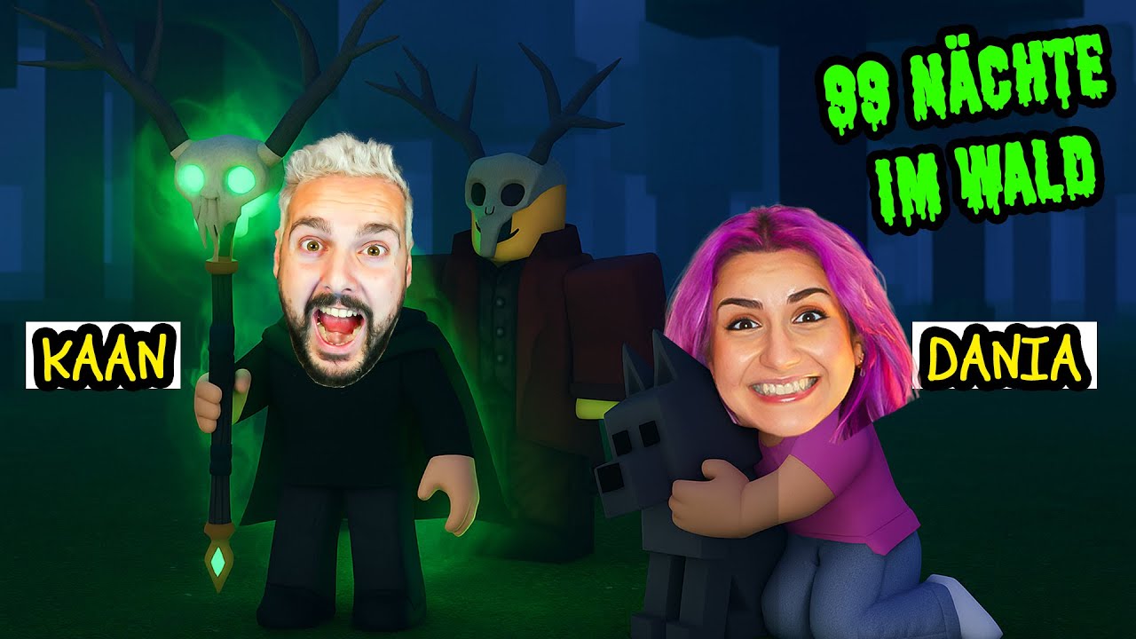99 NÄCHTE IM WALD MIT KAAN & DANIA ÜBERLEBEN als Kultisten-Beschwörer & Beastmaster