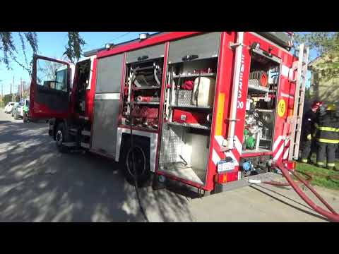 Video: El trabajo de los bomberos en el Incendio de la Vivienda del Barrio Luz y Fuerza