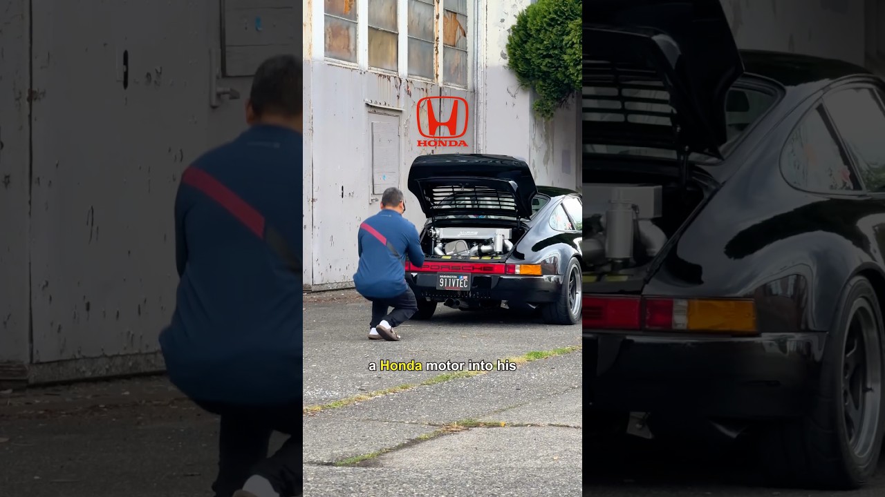 This Porsche 911 Has a Turbo Honda K24 🤯