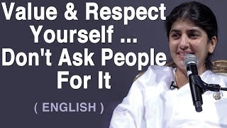 Value \& Respect Yourself ... Don't Ask People For It: Part 3: BK Shivani at Hobart, Australia