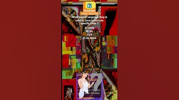 Cyber Security What type of language loop is used in Java to execute specific code