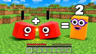 Numberblocks MERGE GAME in Minecraft! screenshot 5