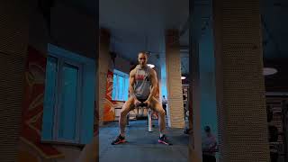 Становая тяга с гантелью #iw #спорт #делайкактренер #sports