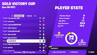 How I Qualified For Solo Victory Cash Cup Finals On Console (4K PS5)