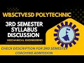 🎓 3rd Semester Syllabus Discussion | Diploma Mechanical Engineering | WBSCTVESD