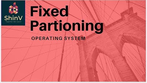 Fixed Partitioning || Operating System || ShinV_learners