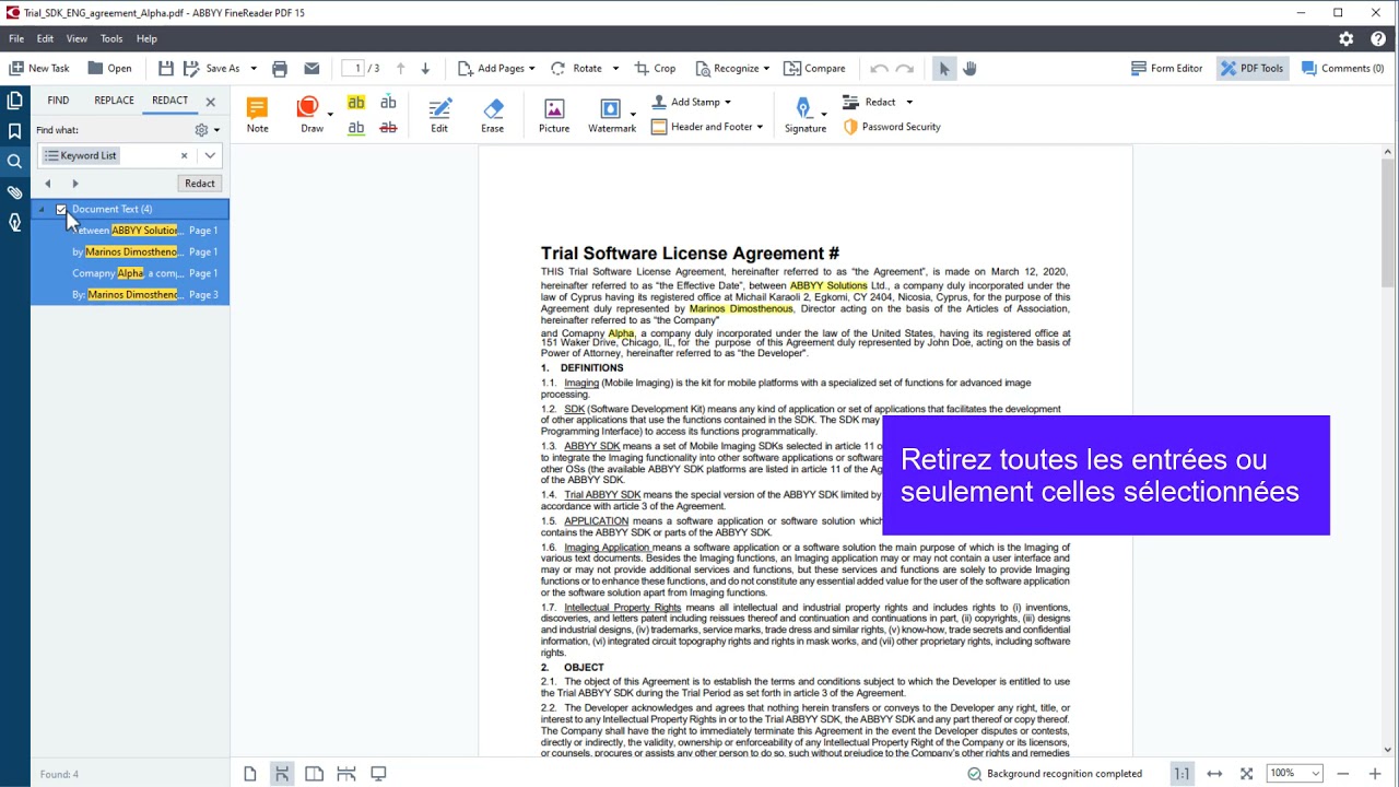 Retirer Document.pdf Comment retirer des informations confidentielles d’un PDF par liste de ...
