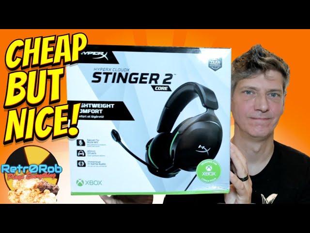 XBox Gaming YouTube Stinger 2 CloudX HyperX Core Headphones Budget - and Unboxing Impressions / PC